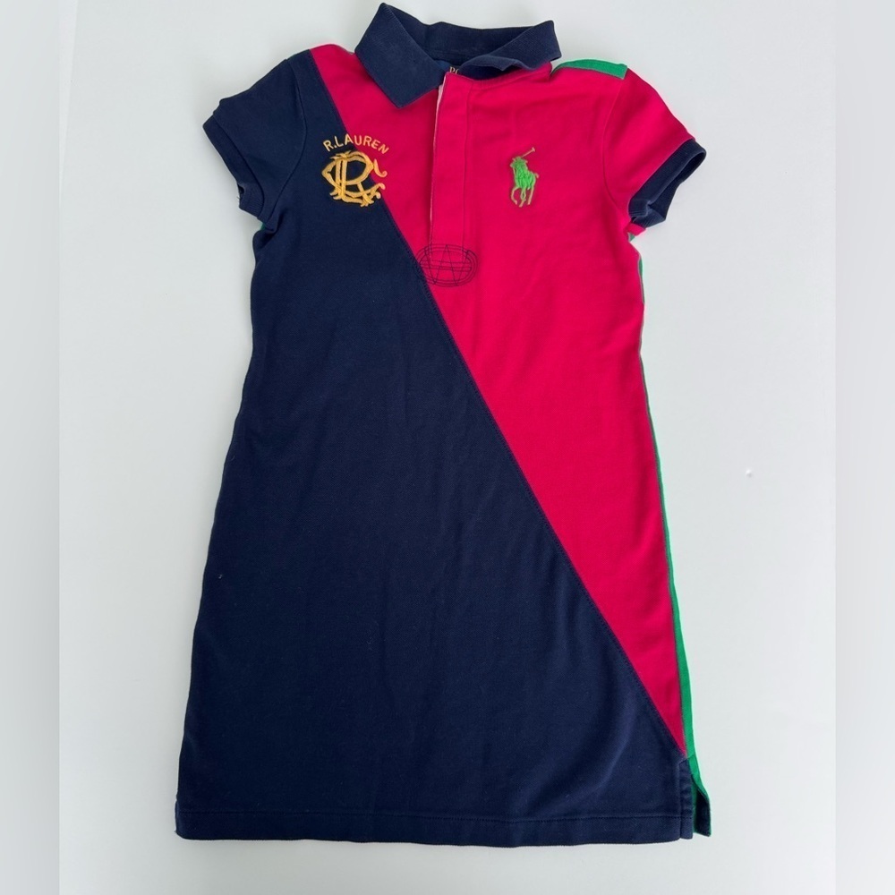 POLO Ralph Lauren Color Block Dress Size 7